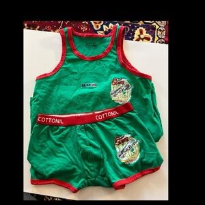 Kids Matching Set - Green & Red